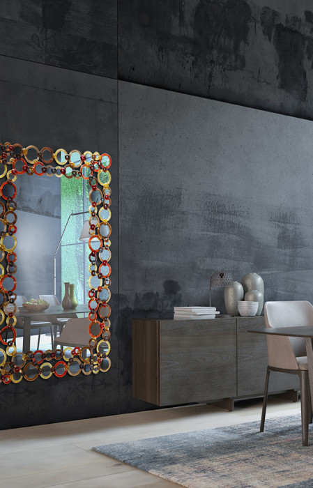 Artistic Mirror 'Cerchi Color'