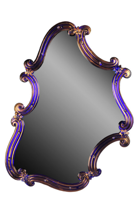 Design Venetian Mirror: Storti co l'oro - Blue