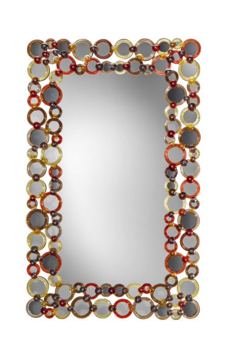 Design artistic Mirror: Cerchi Color