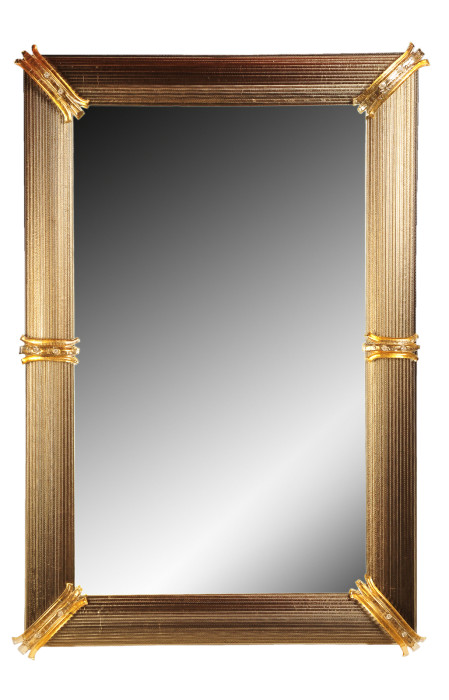 Specchio di Design: Rigadin oro