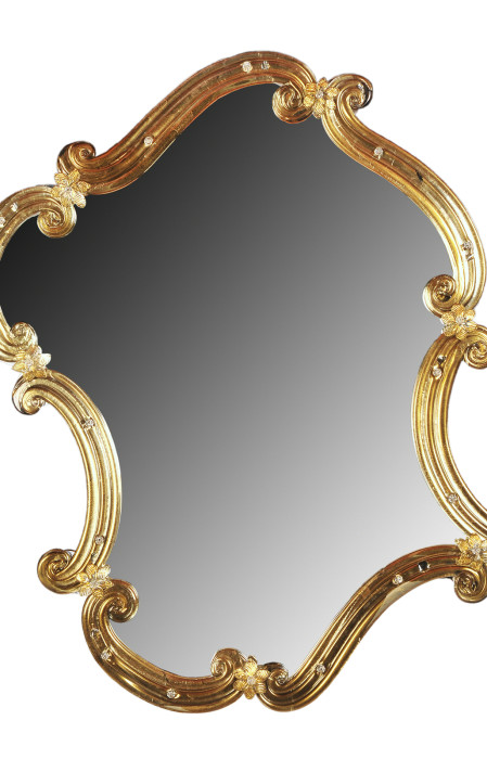 Specchio veneziano di Design: Storti co l'oro - Oro