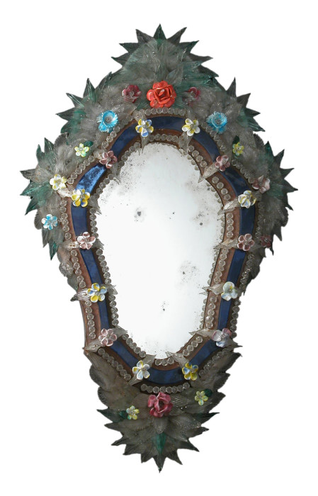 Venetian artistic Mirror: Fleur
